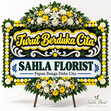 Papan Bunga Duka Buton Utara