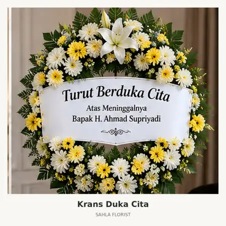 Krans Bunga Duka Buton Utara